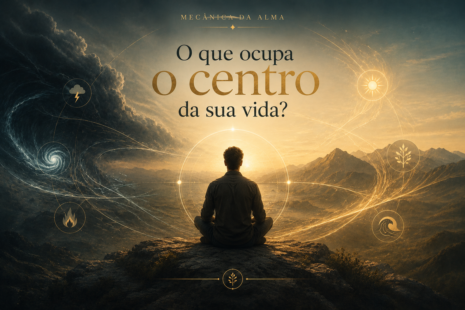 O que ocupa o centro da sua vida?