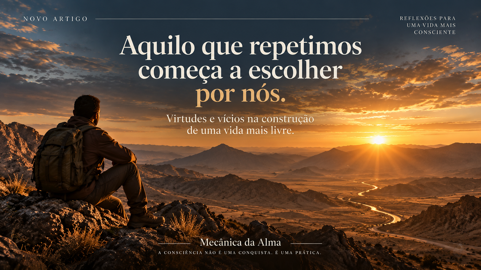 Aquilo que repetimos começa a escolher por nós